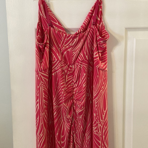 Victoria Secret Dress size L length 50” bust 36” pink and white color - Picture 6 of 12